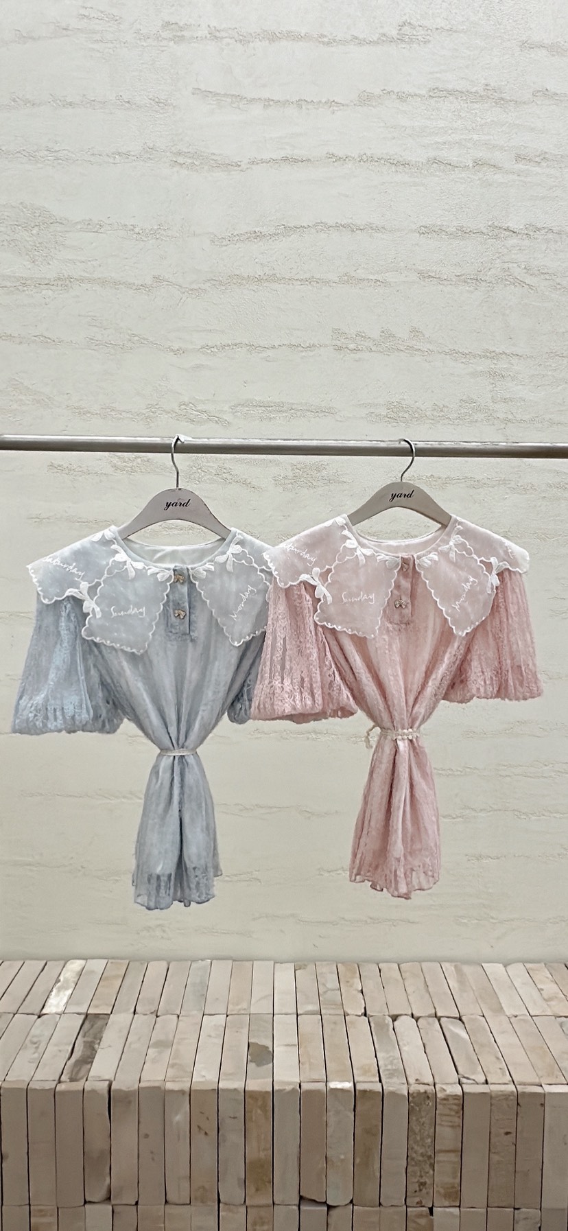 YARD韓國東大門代購女裝新款職業時尚休閑人氣襯衫蕾絲衫YARD襯衫/蕾絲衫