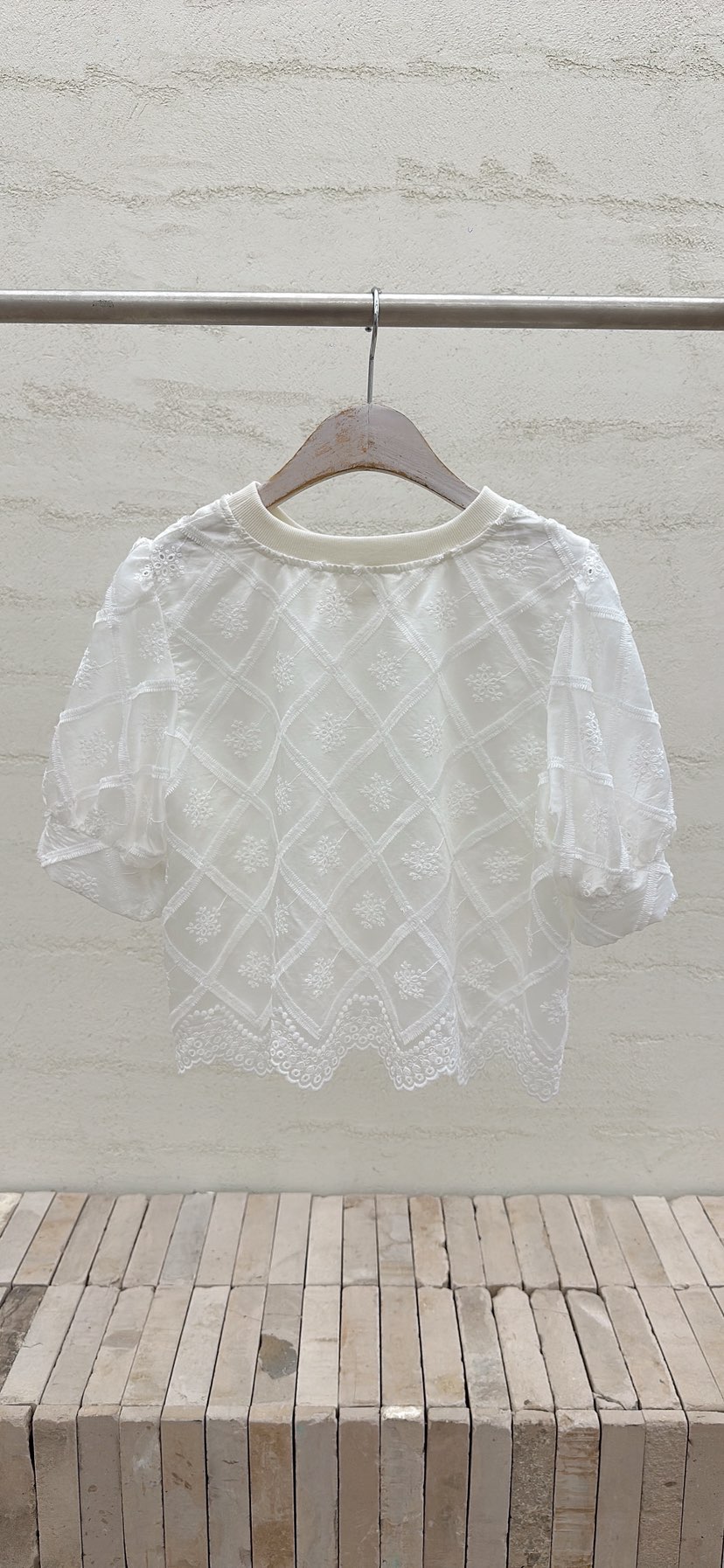 YARD韓國東大門直郵女士新品推薦26春夏人氣襯衫蕾絲衫刺繡YARD襯衫/蕾絲衫