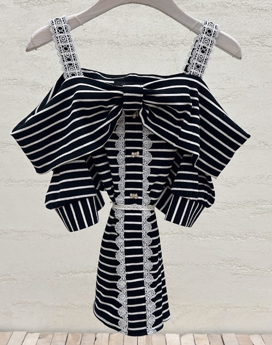 YARD韓國代購女裝新款推薦人氣26春夏熱賣襯衫蕾絲衫條紋YARD襯衫/蕾絲衫圖色1