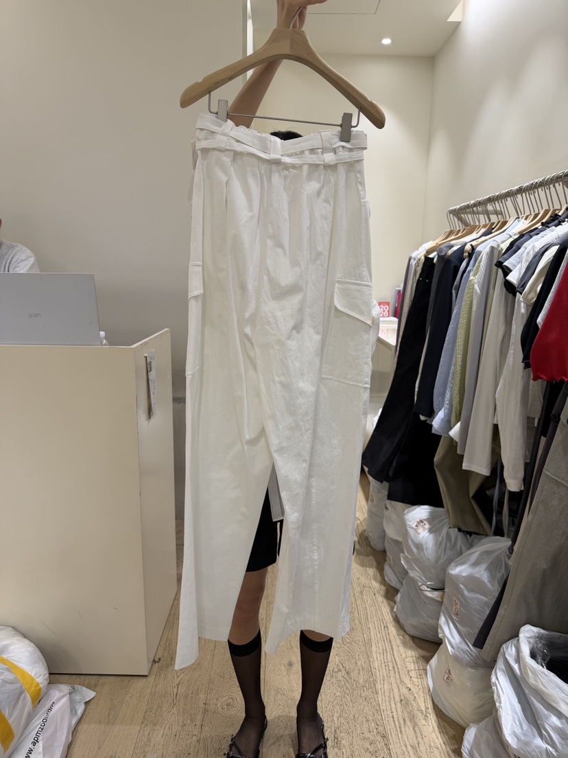 FLOWER-L韓國直郵實拍女裝新品26春夏休閑人氣休閑褲含腰帶FLOWER-L休閑褲