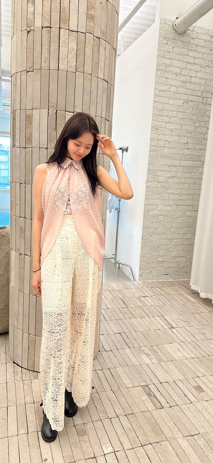 YARD韓國東大門代購女裝新款休閑熱賣時尚人氣襯衫蕾絲衫YARD襯衫/蕾絲衫