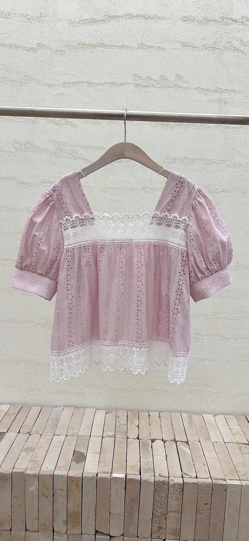 YARD韓國東大門直郵女士新品熱賣職業推薦襯衫蕾絲衫刺繡YARD襯衫/蕾絲衫