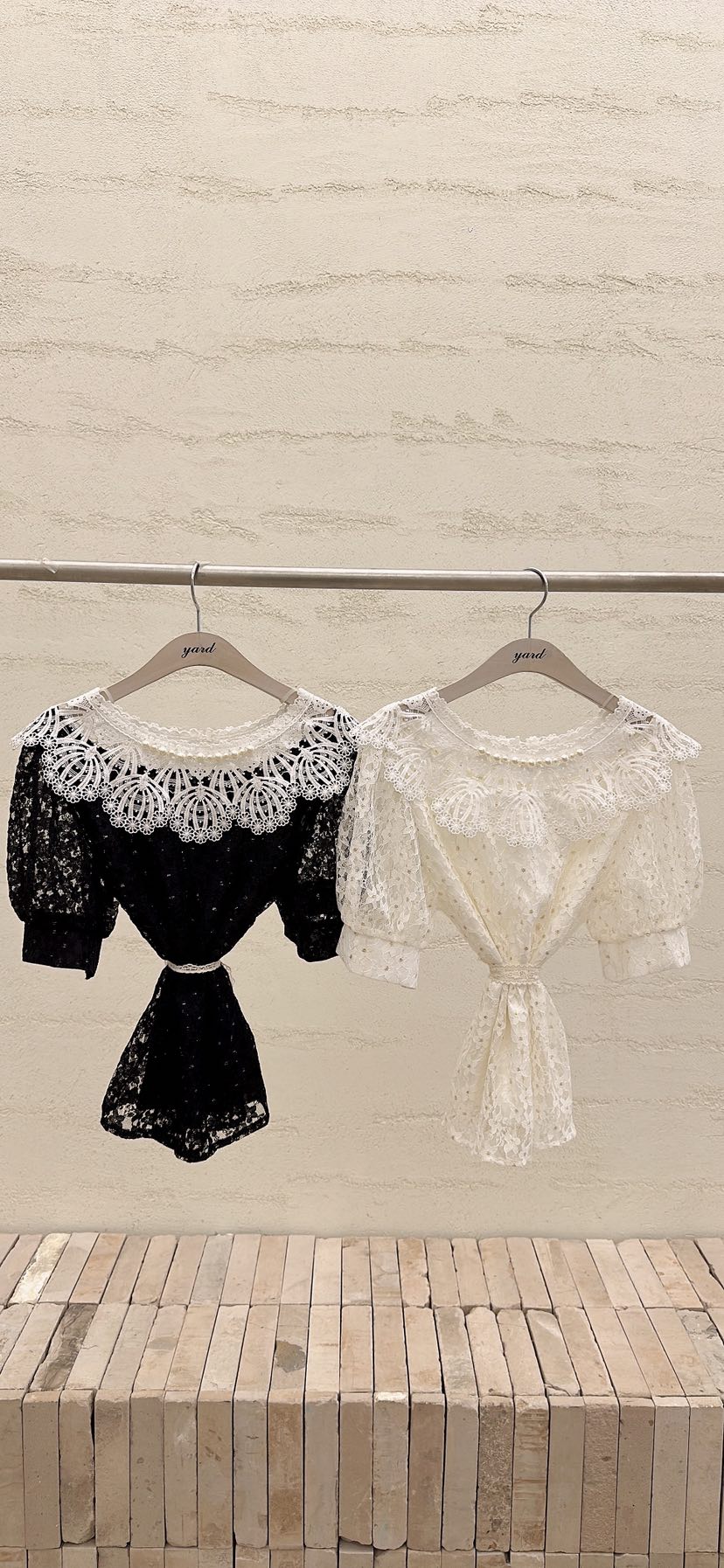 YARD韓國東大門代購女裝新品時尚人氣26春夏推薦襯衫蕾絲衫YARD襯衫/蕾絲衫