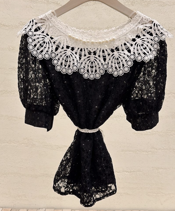 YARD韓國東大門代購女裝新品時尚人氣26春夏推薦襯衫蕾絲衫YARD襯衫/蕾絲衫圖色2