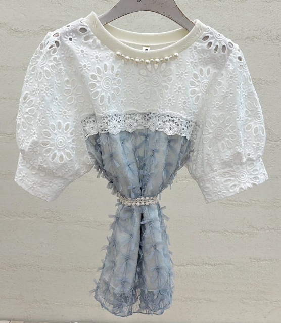 YARD韓國直郵實拍女士新款人氣休閑推薦熱賣襯衫蕾絲衫流蘇YARD襯衫/蕾絲衫圖色1