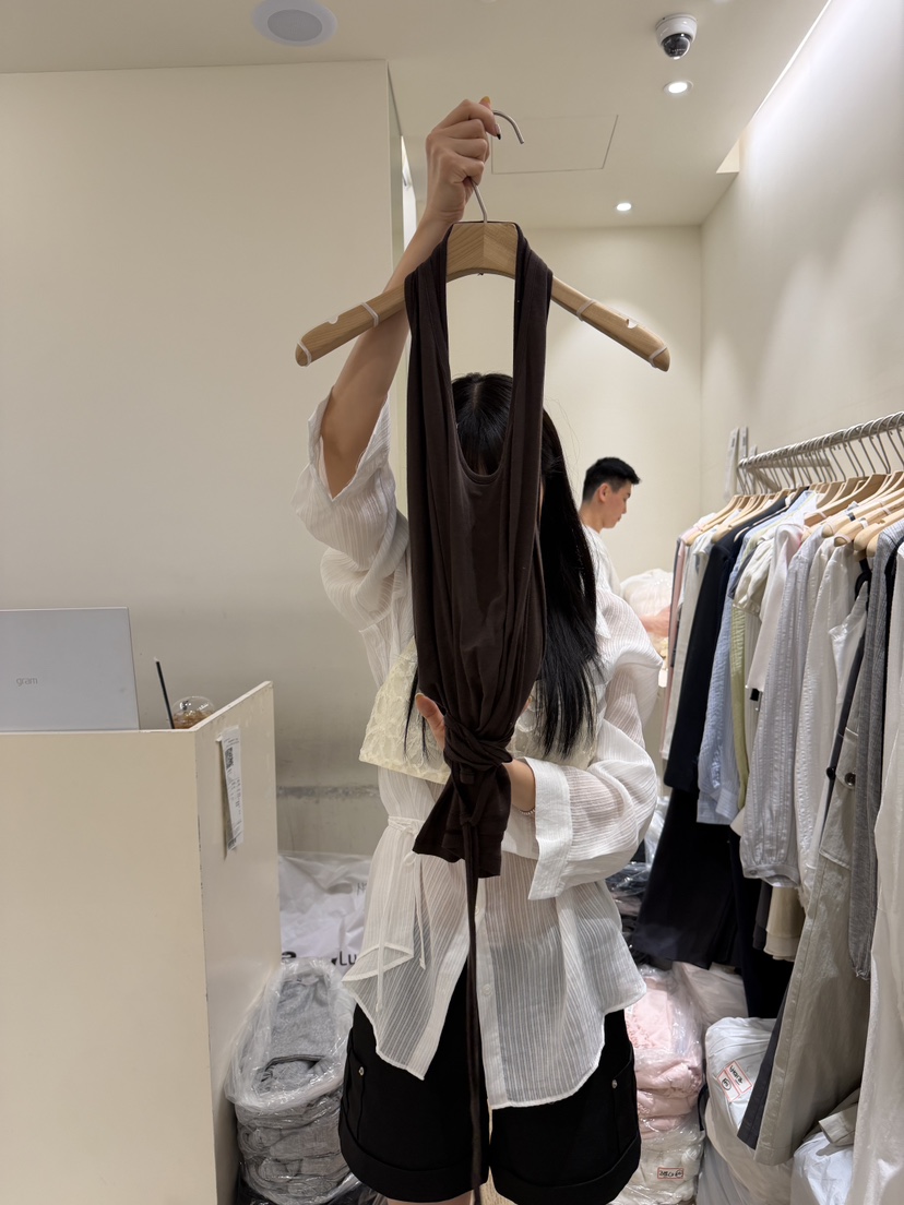 FLOWER-L韓國直郵實拍女裝新款熱賣26春夏推薦時尚吊帶背心FLOWER-L吊帶/背心圖色3棕色