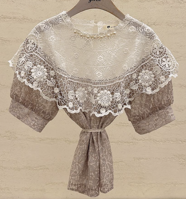 YARD韓國直郵實拍女士新品時尚熱賣人氣26春夏襯衫蕾絲衫YARD襯衫/蕾絲衫圖色2