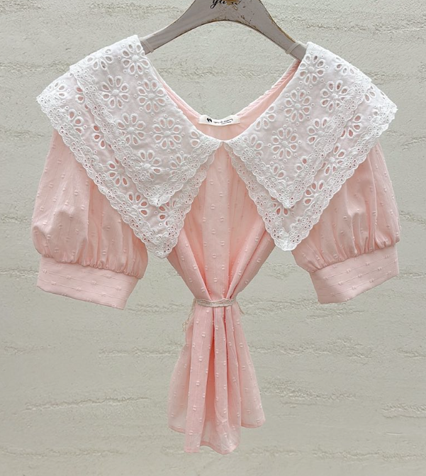 YARD韓國東大門直郵女裝新款休閑職業時尚人氣襯衫蕾絲衫YARD襯衫/蕾絲衫圖色2