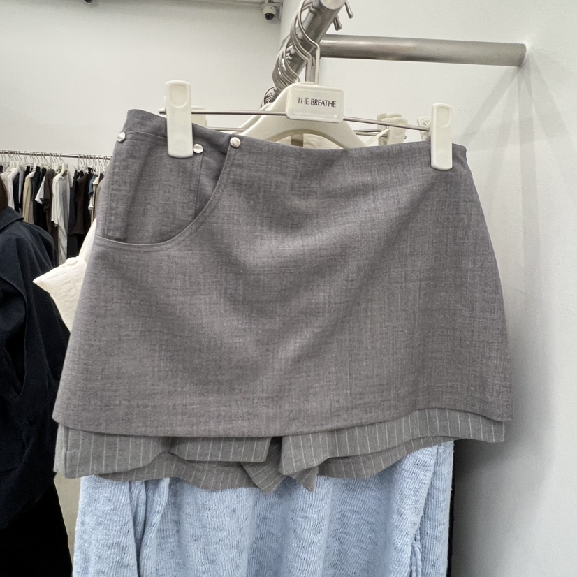 BREATHE韓國直郵實拍女裝新款熱賣時尚26春夏推薦裙褲闊腿褲BREATHE裙褲圖色2