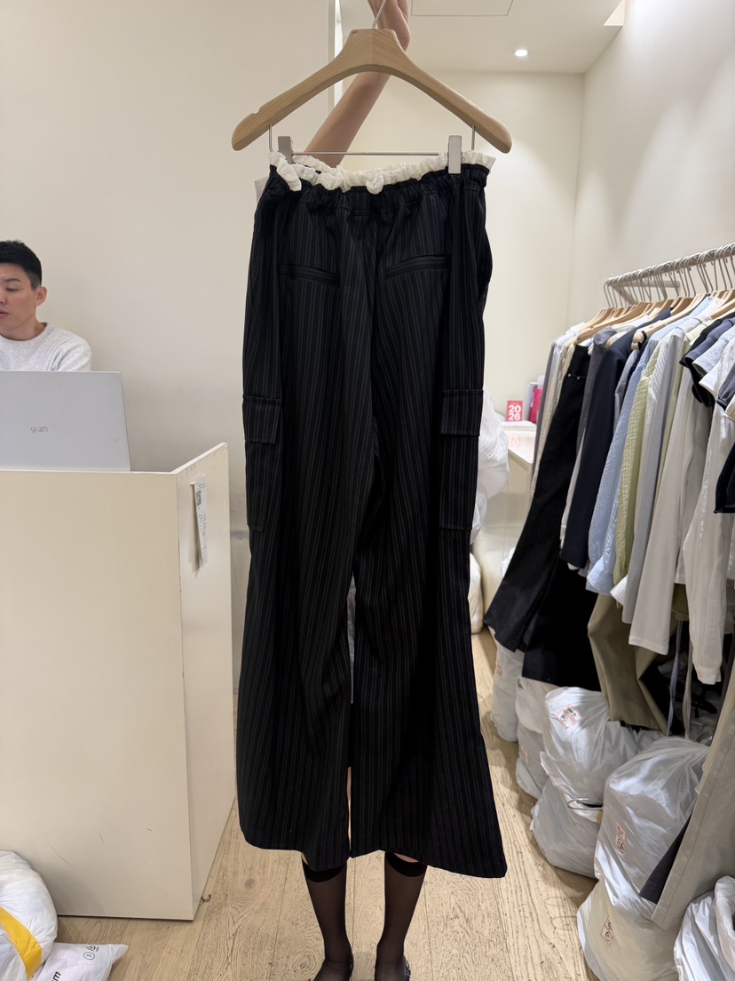 FLOWER-L韓國東大門直郵女裝新品職業人氣時尚休閑褲褶皺FLOWER-L休閑褲