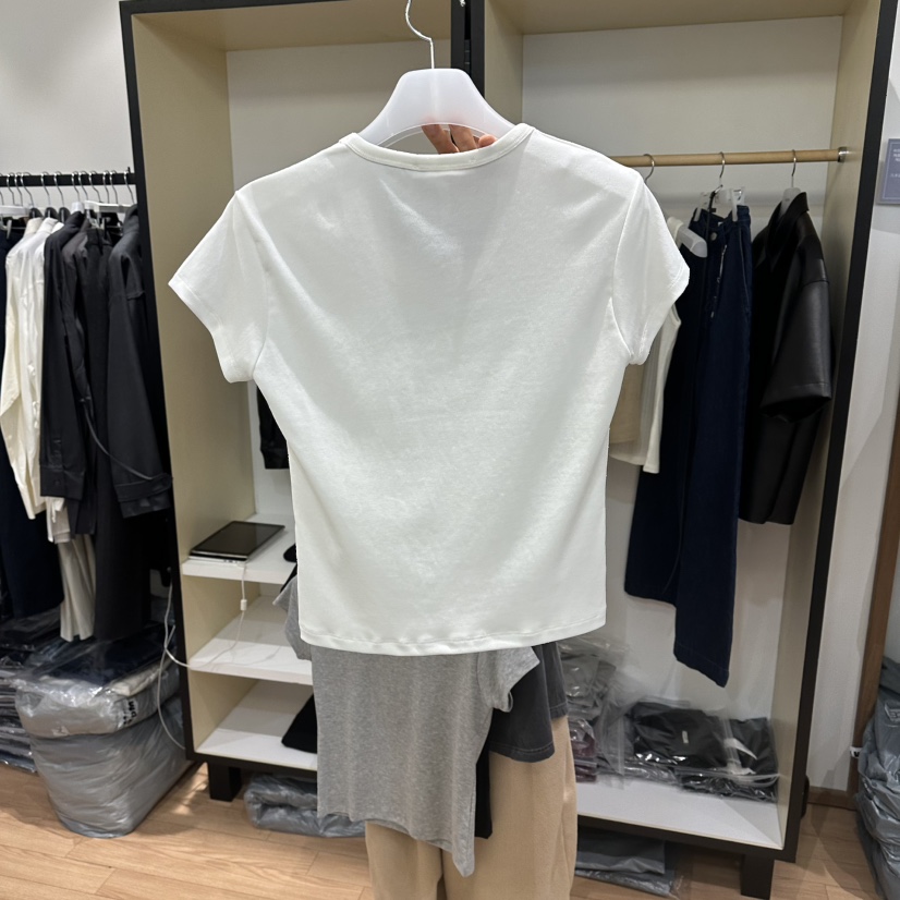 MUYBIEN韓國直郵實拍女士新款推薦職業熱賣休閑時尚人氣T恤MUYBIENT恤