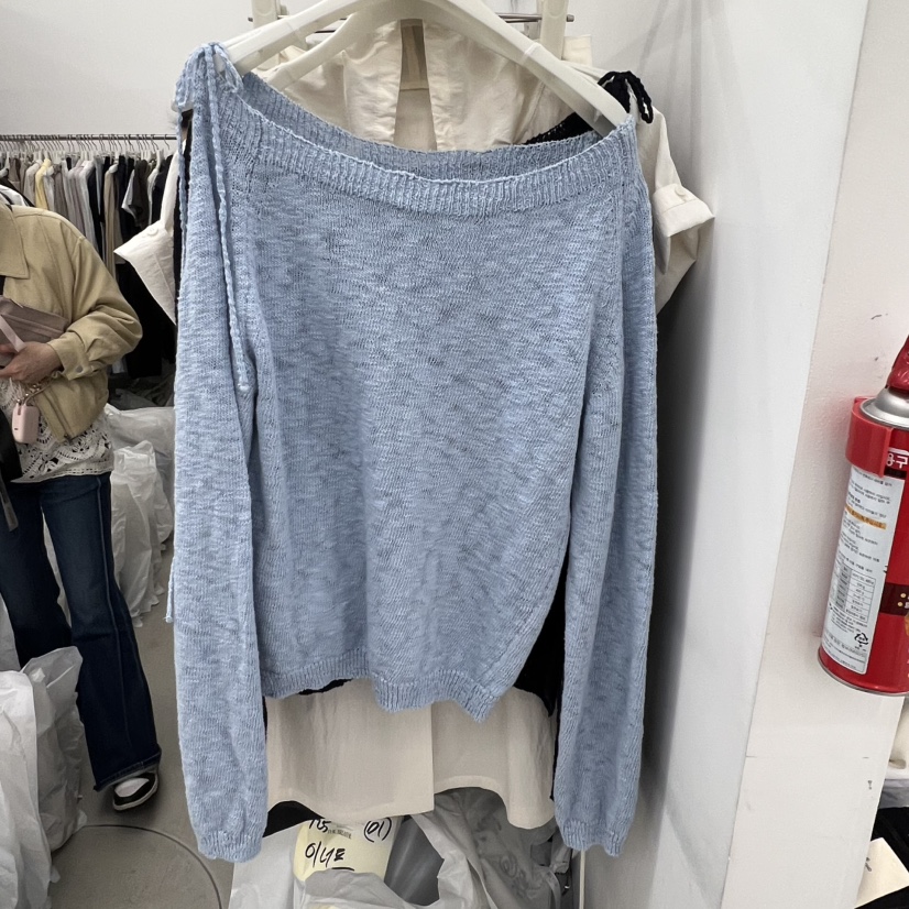 BREATHE韓國代購女士新品推薦26春夏職業針織衫不含腰帶鏤空BREATHE針織衫