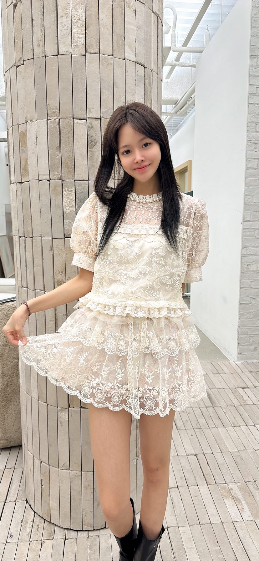 YARD韓國東大門直郵女士新品熱賣人氣推薦襯衫蕾絲衫刺繡YARD襯衫/蕾絲衫