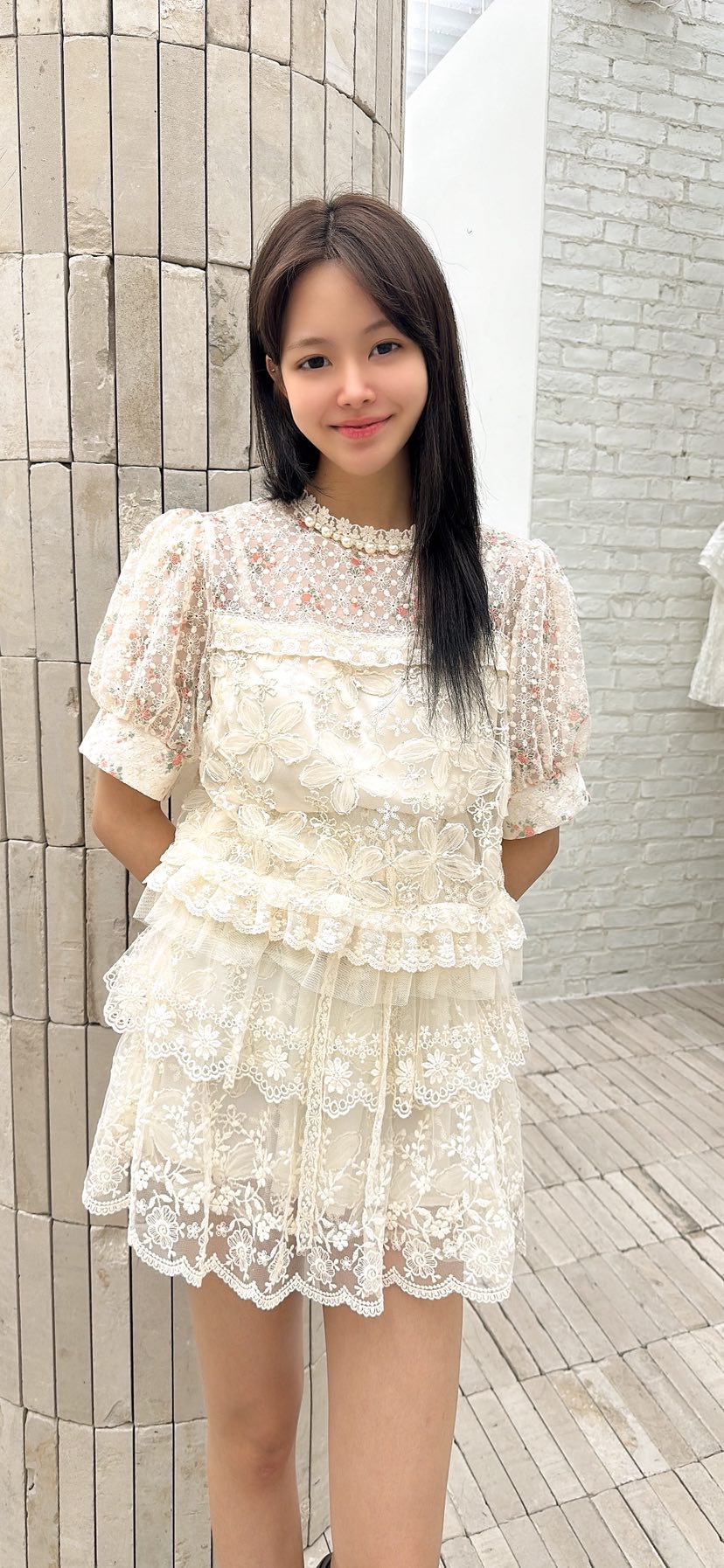 YARD韓國東大門直郵女士新品熱賣人氣推薦襯衫蕾絲衫刺繡YARD襯衫/蕾絲衫