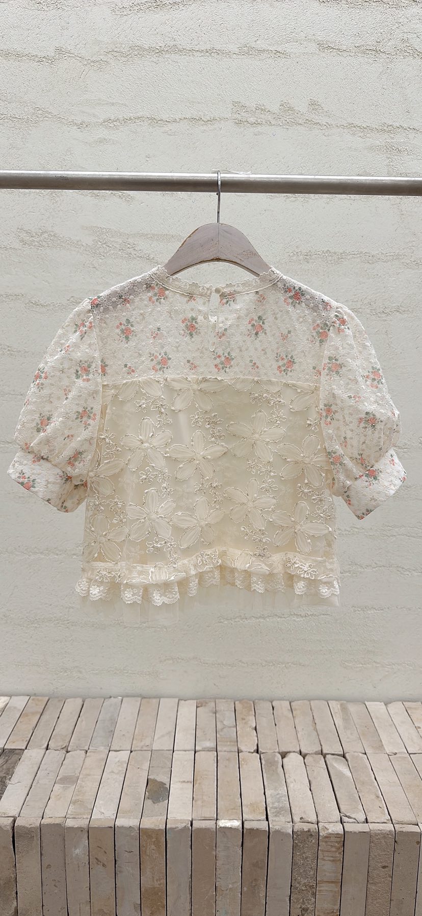 YARD韓國東大門直郵女士新品熱賣人氣推薦襯衫蕾絲衫刺繡YARD襯衫/蕾絲衫