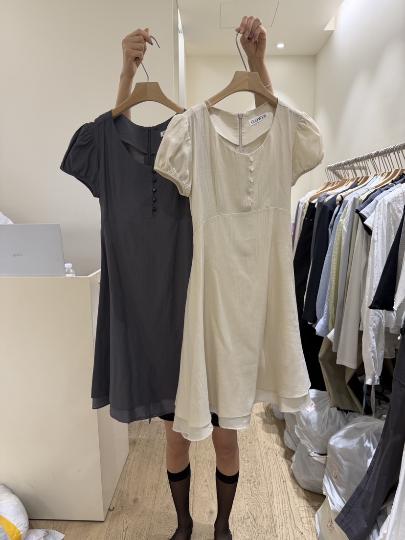 FLOWER-L韓國代購女士新款26春夏職業時尚熱賣推薦連衣裙FLOWER-L連衣裙