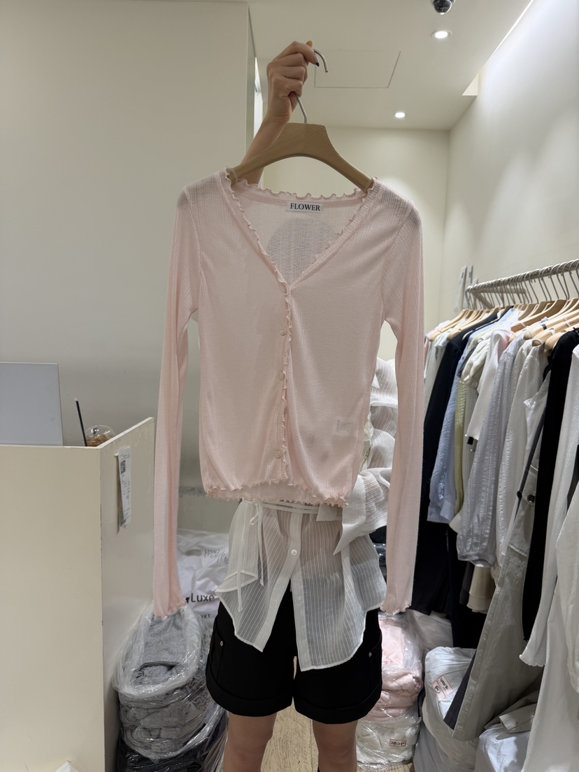 FLOWER-L韓國代購女士新品熱賣職業休閑人氣針織衫羊毛衫FLOWER-L針織衫圖色1