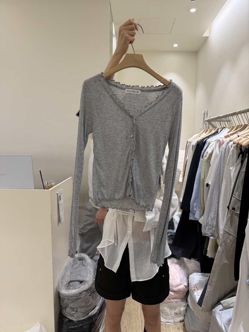 FLOWER-L韓國代購女士新品熱賣職業休閑人氣針織衫羊毛衫FLOWER-L針織衫圖色4