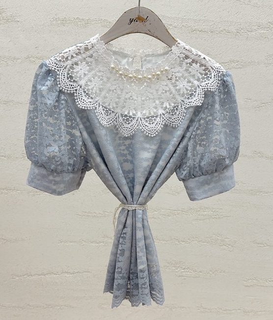 YARD韓國直郵女士新品時尚熱賣26春夏休閑推薦襯衫蕾絲衫YARD襯衫/蕾絲衫圖色3