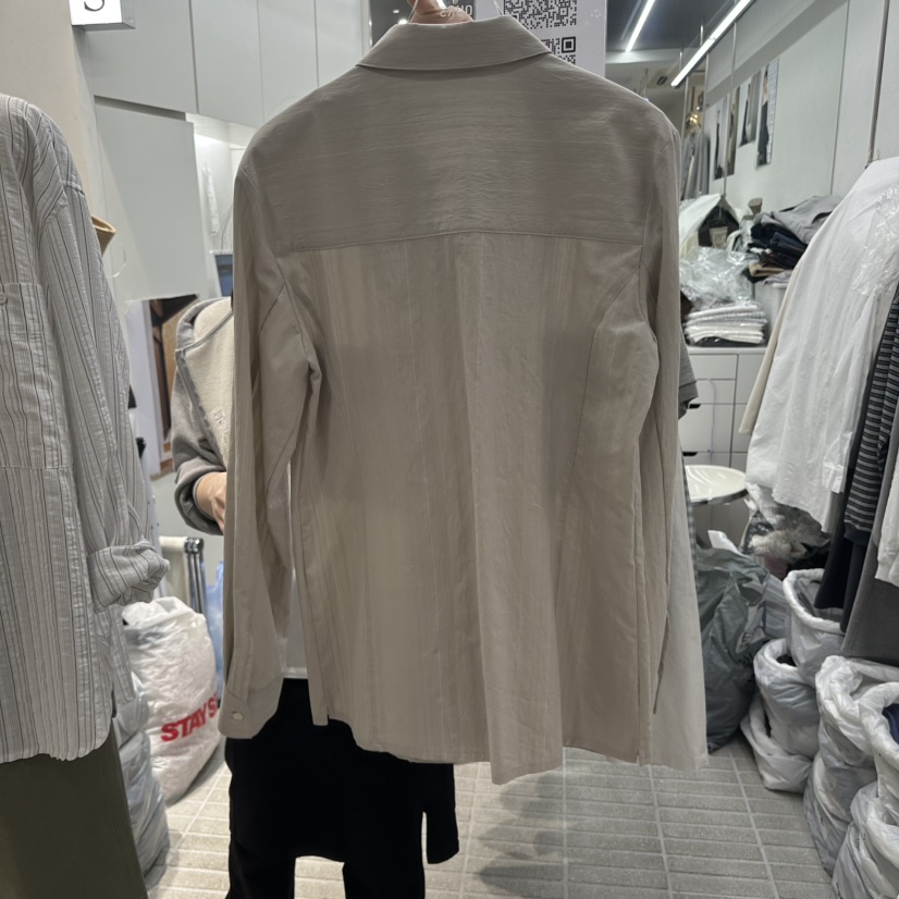 OURS韓國直郵實拍女士新款職業休閑時尚熱賣26春夏襯衫蕾絲衫OURS襯衫/蕾絲衫