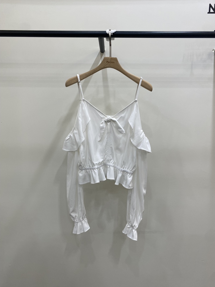 PERSON韓國直郵實拍女裝新品時尚人氣推薦26春夏襯衫蕾絲衫PERSON襯衫/蕾絲衫圖色1