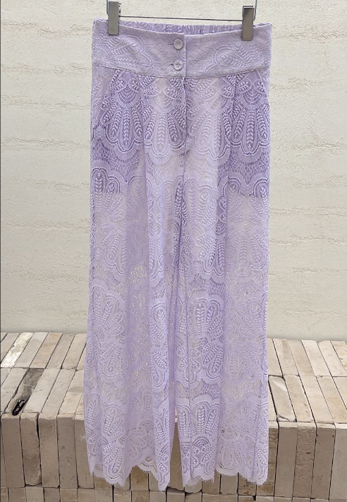 YARD韓國東大門直郵女裝新品26春夏休閑熱賣職業休閑褲蕾絲YARD休閑褲圖色1