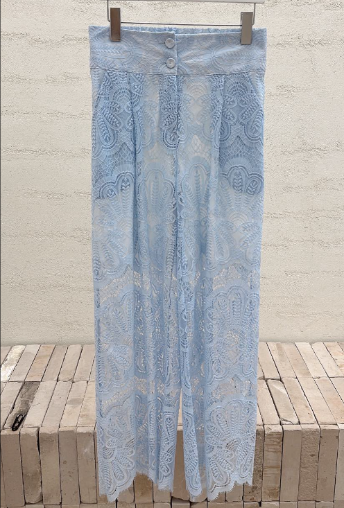 YARD韓國東大門直郵女裝新品26春夏休閑熱賣職業休閑褲蕾絲YARD休閑褲圖色2