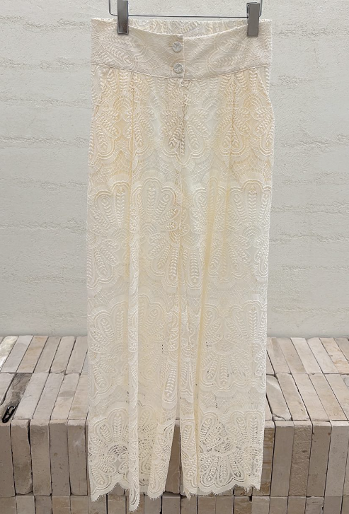 YARD韓國東大門直郵女裝新品26春夏休閑熱賣職業休閑褲蕾絲YARD休閑褲圖色3