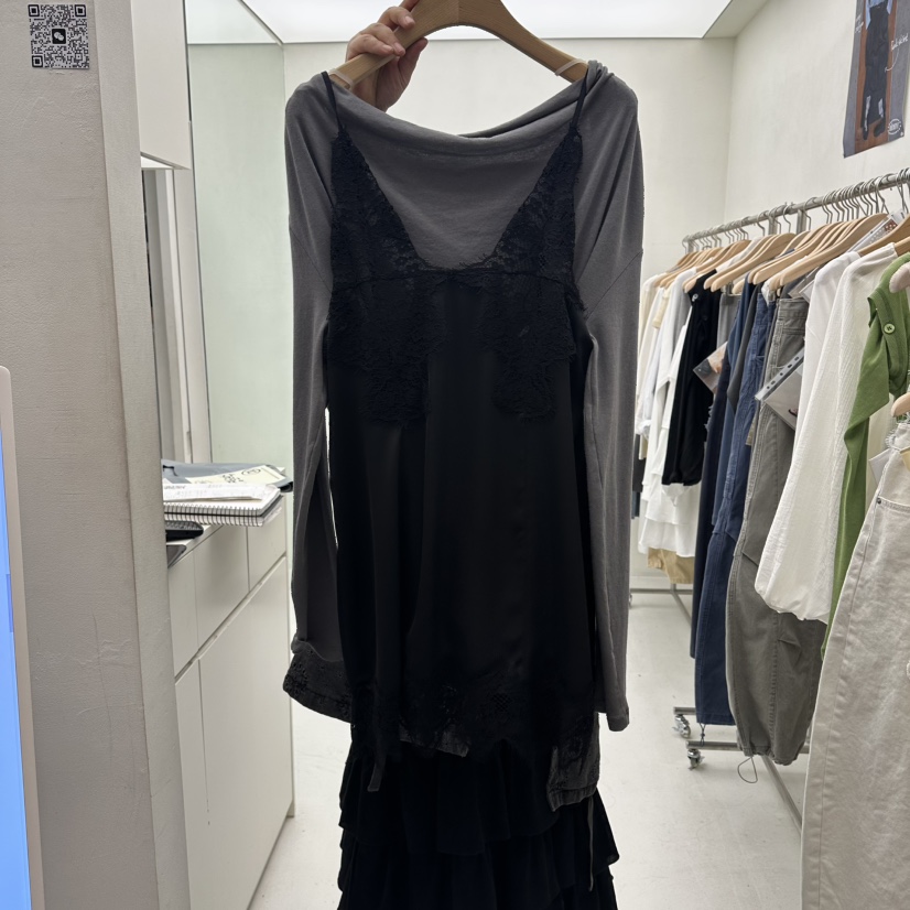 CHAV韓國直郵女士新品推薦人氣熱賣時尚休閑連衣裙不含內搭CHAV連衣裙圖色3