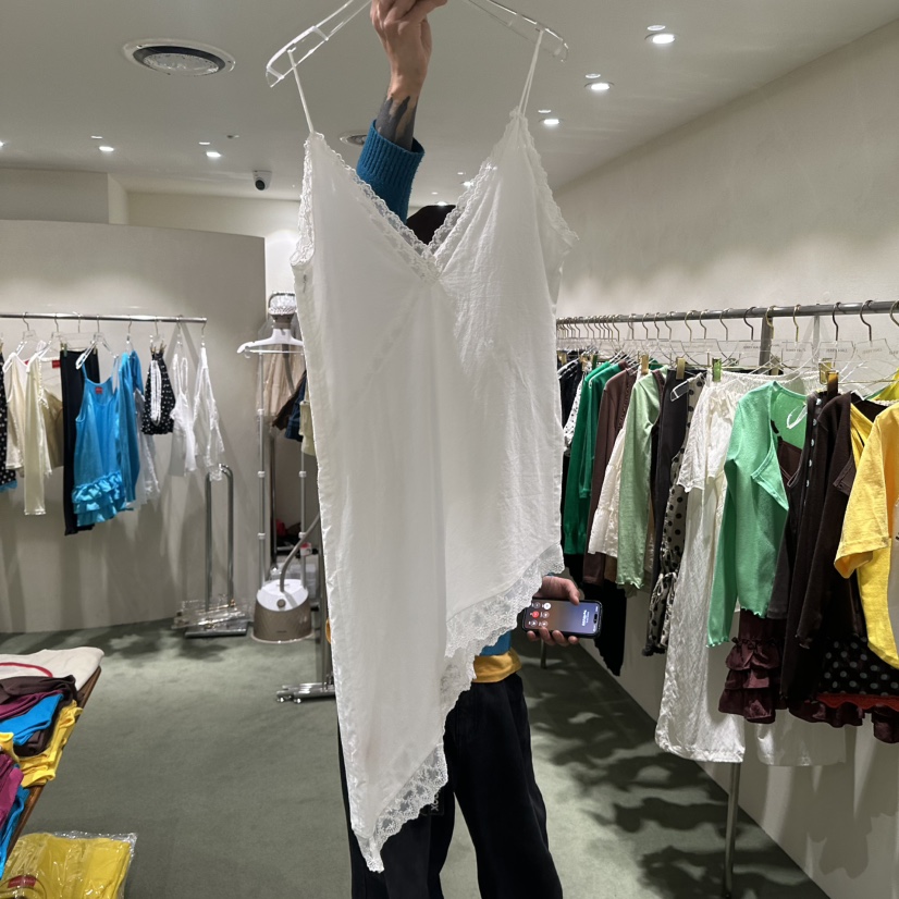 JERRY HALL-P韓國直郵女士新款26春夏連衣裙不含項鏈蕾絲長款JERRY HALL連衣裙