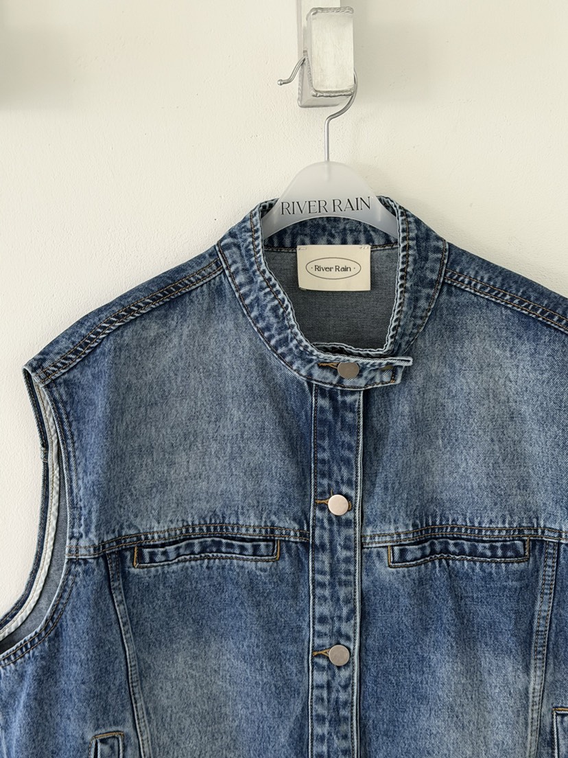 RIVER RAIN韓國直郵女士新款時尚職業推薦26春夏休閑馬甲RIVER RAIN馬甲