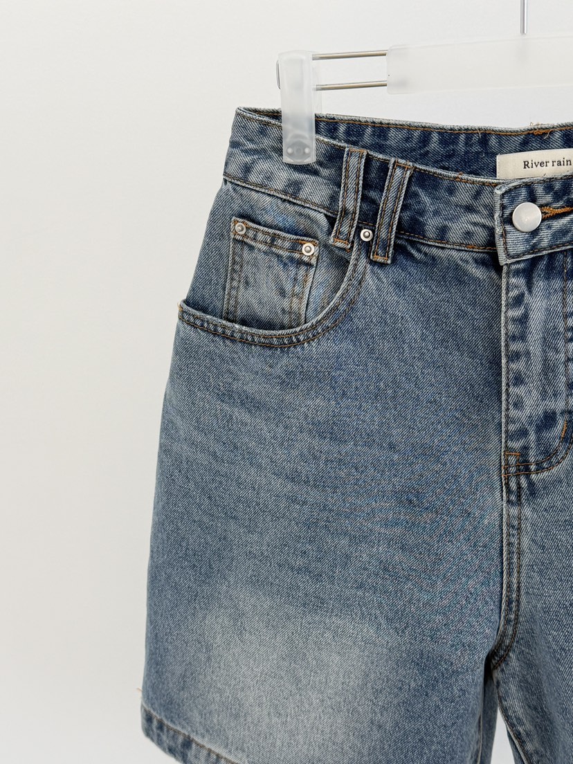 RIVER RAIN韓國直郵女裝新款26春夏休閑時尚人氣職業短褲RIVER RAIN短褲