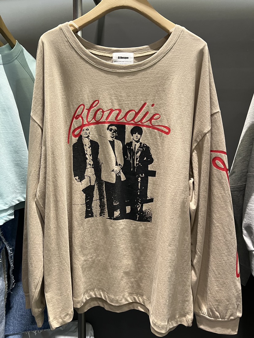 EL BOSQUE韓國代購女裝新款人氣休閑26春夏時尚推薦長袖T恤EL BOSQUE長袖T恤圖色2