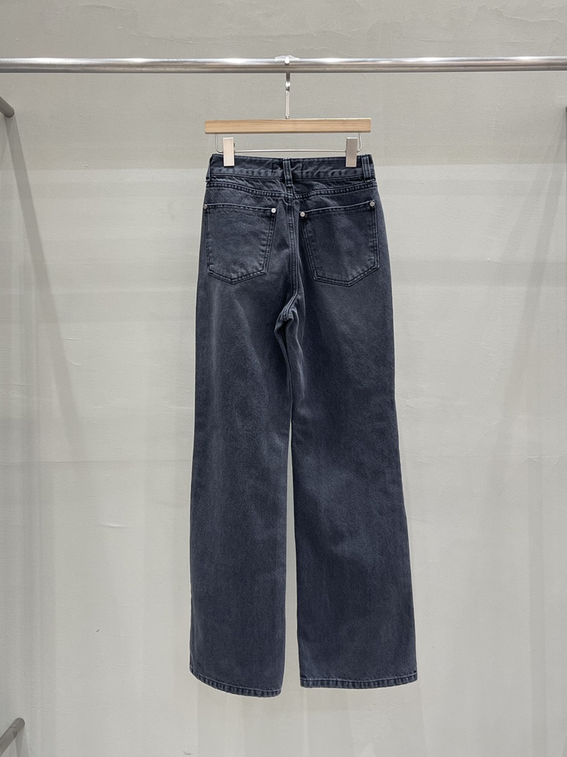 THE MUI韓國代購女裝新款時尚人氣26春夏熱賣牛仔褲喇叭THE MUI牛仔褲