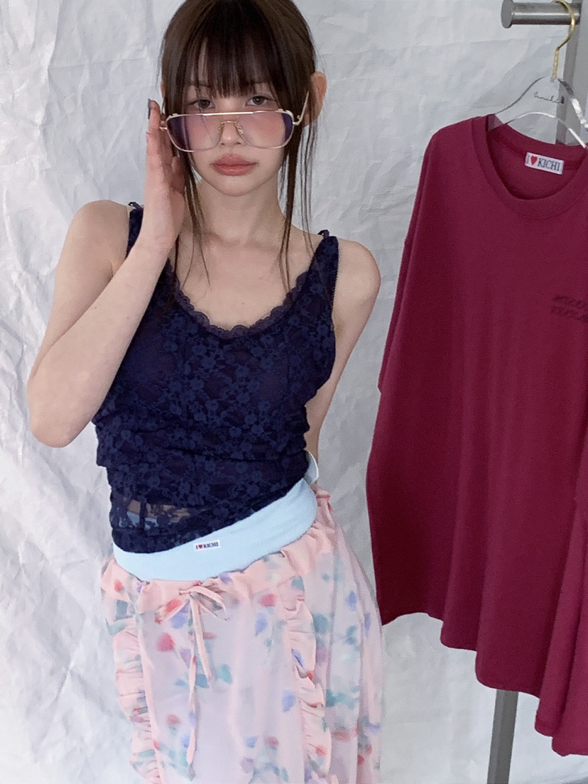 JKICHI韓國東大門代購女士新款熱賣吊帶背心不含內搭蕾絲JKICHI吊帶/背心