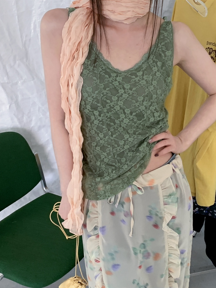 JKICHI韓國東大門代購女士新款熱賣吊帶背心不含內搭蕾絲JKICHI吊帶/背心圖色2