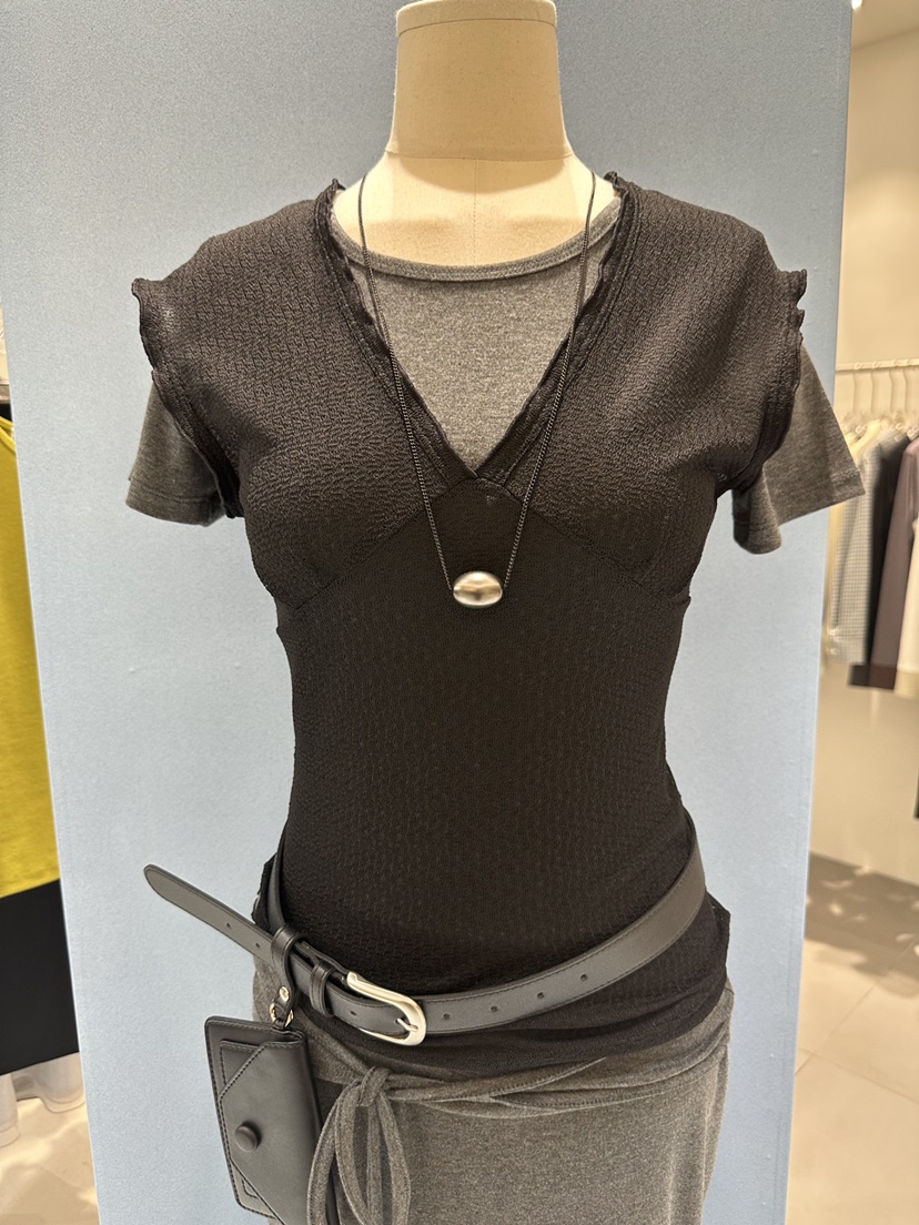 TAKE TEE韓國直郵實拍女裝新款26春夏吊帶背心不含內搭蕾絲TAKE TEE吊帶/背心圖色2