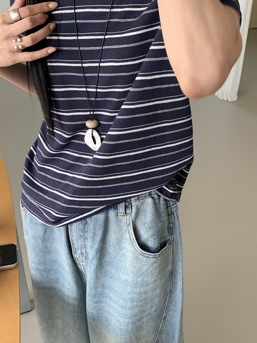 RIVER RAIN韓國東大門代購女士新品熱賣推薦職業26春夏T恤RIVER RAINT恤