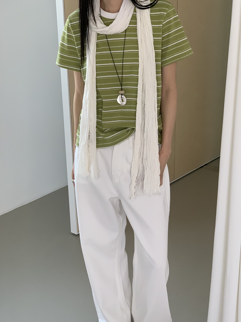 RIVER RAIN韓國東大門代購女士新品熱賣推薦職業26春夏T恤RIVER RAINT恤