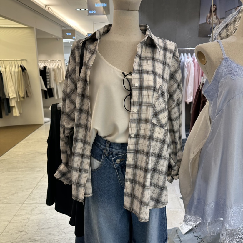 MIXXIN韓國東大門直郵女士新品職業時尚26春夏襯衫蕾絲衫MIXXIN襯衫/蕾絲衫圖色2