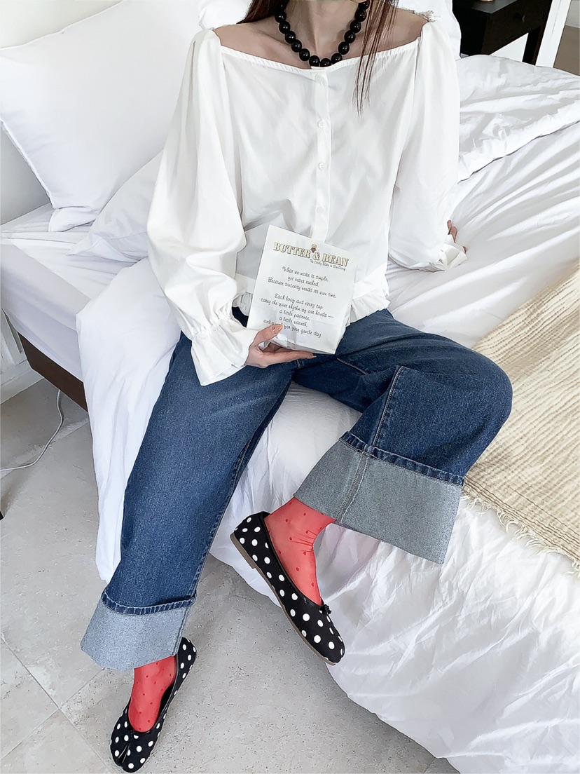 JKICHI韓國代購女士新品休閑職業推薦人氣26春夏熱賣牛仔褲JKICHI牛仔褲