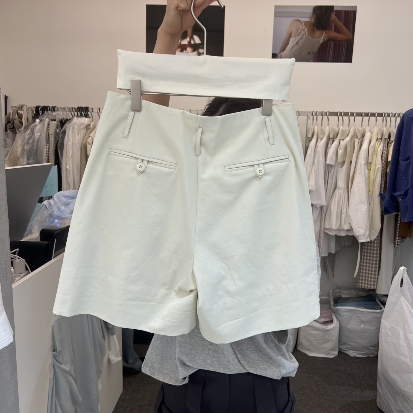 MAG韓國東大門代購女裝新款休閑熱賣短褲不含腰帶緊身褲復古MAG短褲