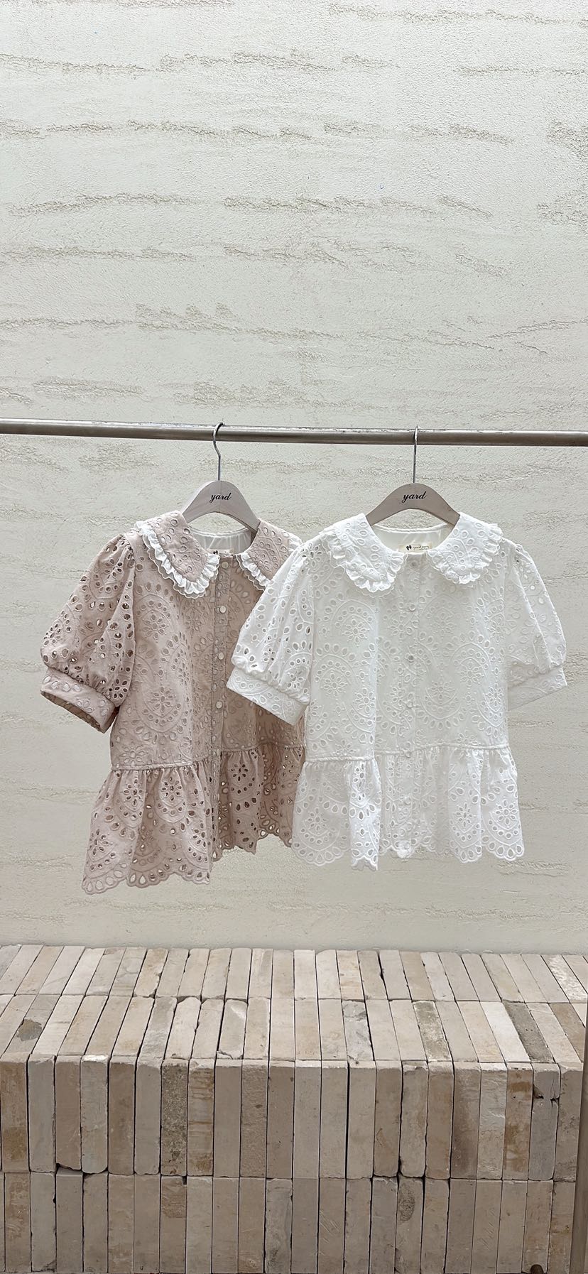 YARD韓國代購女裝新品職業休閑26春夏時尚人氣襯衫蕾絲衫YARD襯衫/蕾絲衫