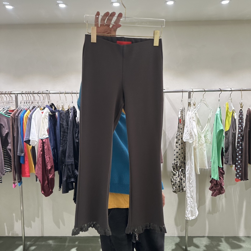 JERRY HALL-P韓國直郵女裝新品職業熱賣26春夏打底褲鯊魚褲JERRY HALL打底褲/鯊魚褲圖色1墨色