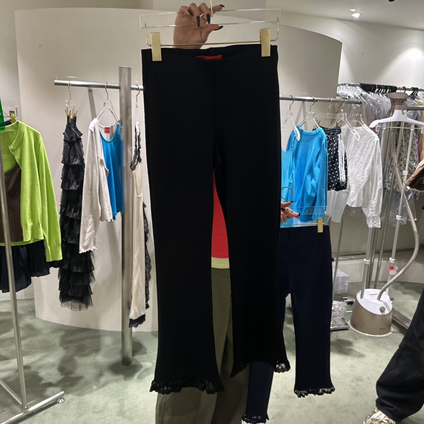 JERRY HALL-P韓國直郵女裝新品職業熱賣26春夏打底褲鯊魚褲JERRY HALL打底褲/鯊魚褲圖色3黑色