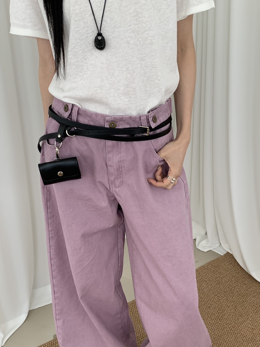 RIVER RAIN韓國代購女裝新款人氣職業26春夏熱賣時尚休閑褲RIVER RAIN休閑褲