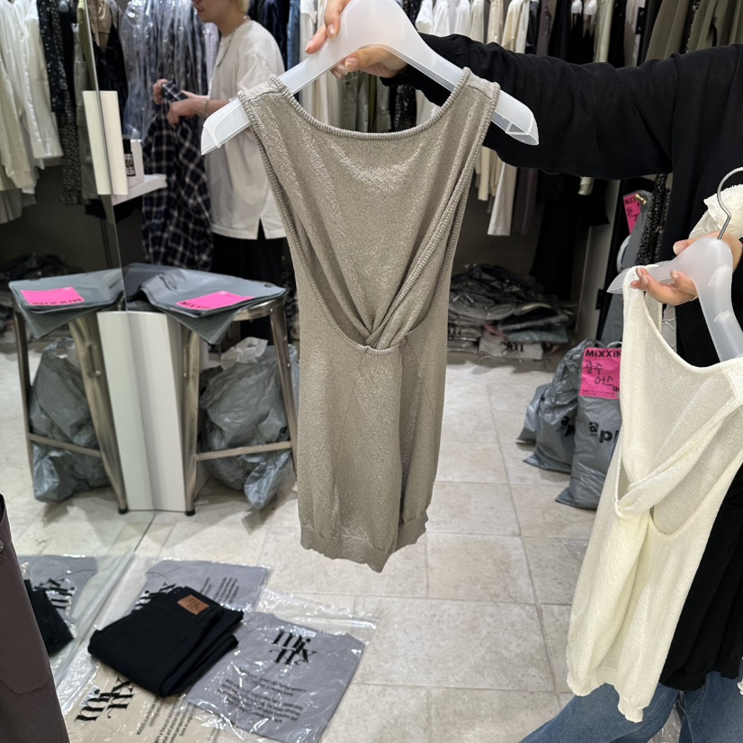 MIXXIN韓國直郵實拍女裝新品推薦熱賣26春夏人氣吊帶背心MIXXIN吊帶/背心