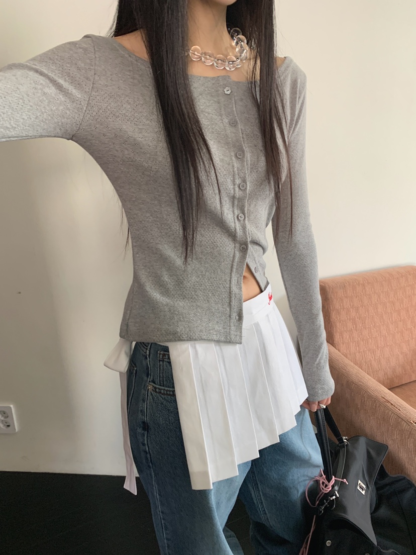 JKICHI韓國直郵女士新款休閑推薦時尚職業針織衫不含內搭JKICHI針織衫