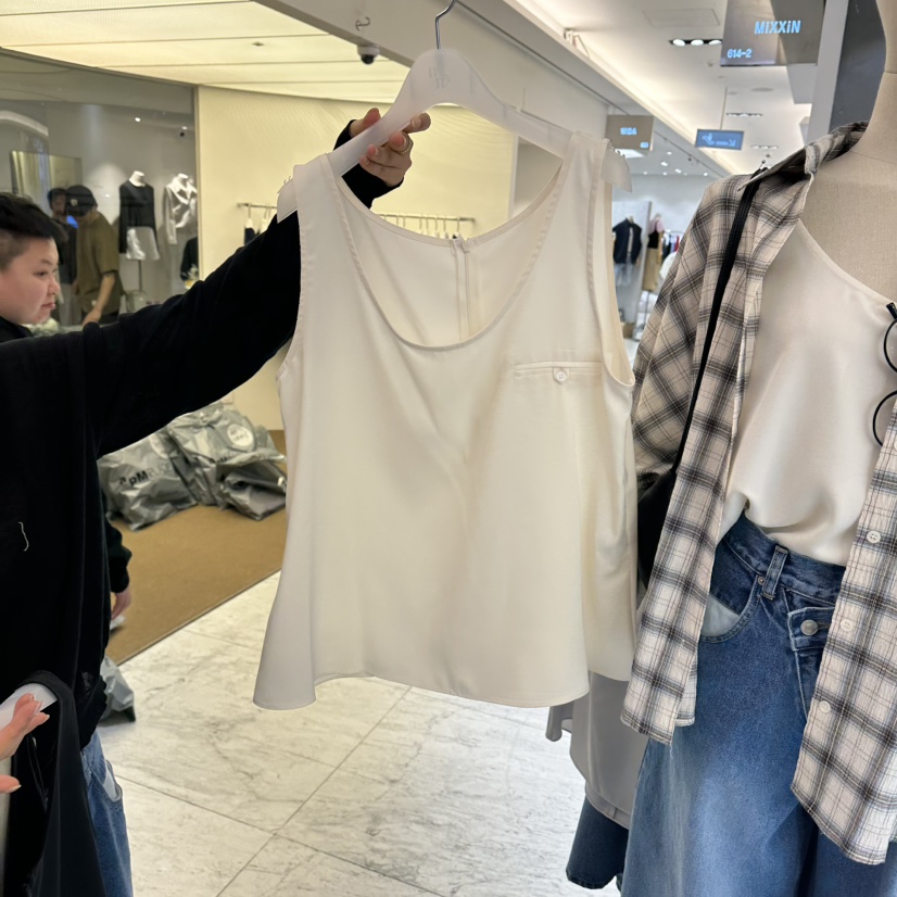 MIXXIN韓國東大門直郵女裝新品職業熱賣休閑推薦吊帶背心MIXXIN吊帶/背心圖色1