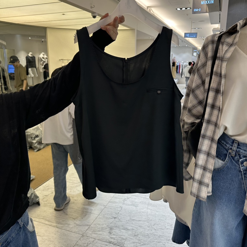 MIXXIN韓國東大門直郵女裝新品職業熱賣休閑推薦吊帶背心MIXXIN吊帶/背心圖色3